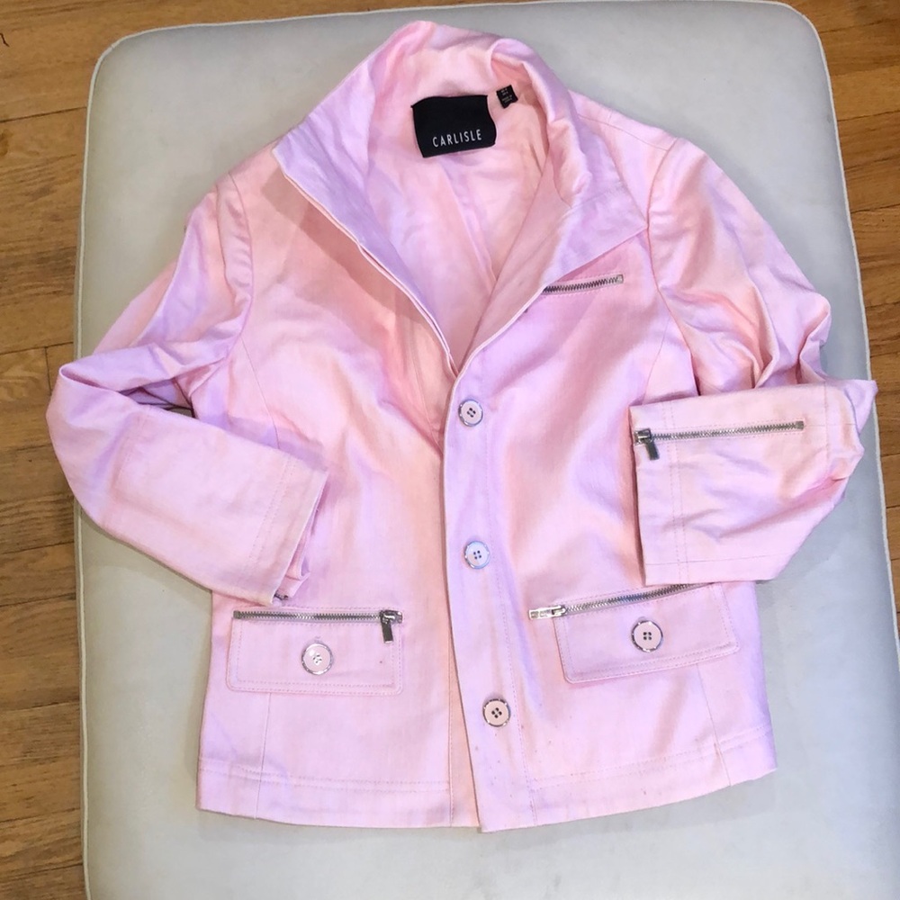 Carlisle pink denim jacket